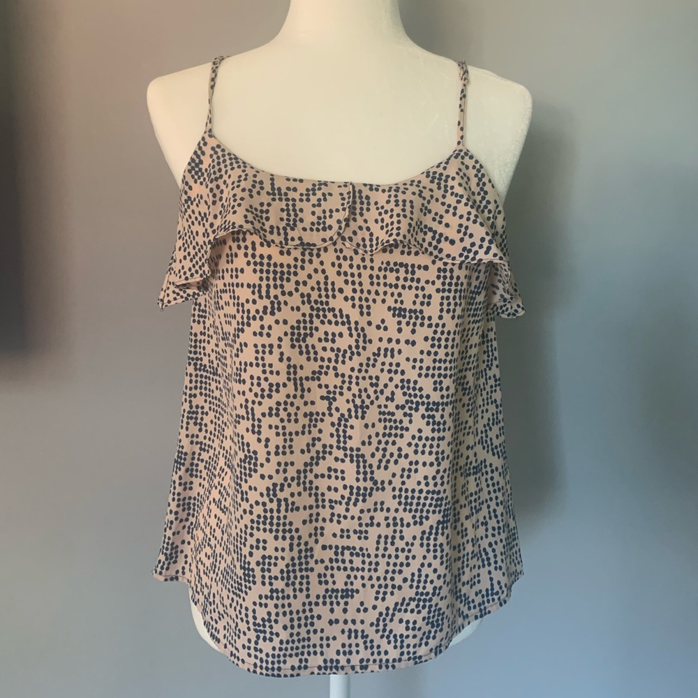 Spaghetti Strap Polka Dot Blouse